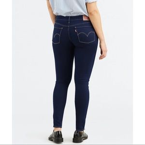 Levi’s 710 Super Skinny Sculpt Jeans Ink Rinse Dark Wash NEW